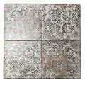 Mariner Maioliche Cementine Nera 07 8x8 Porcelain  Tile