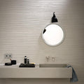 Materika Off White Linear Textured 16x48 Ceramic  Tile