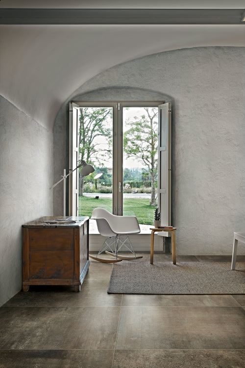 Matieres Brun Matte 24x48 Porcelain  Tile