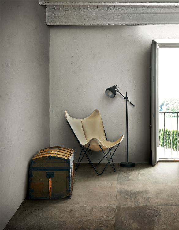 Matieres Brun Matte 32x32 Porcelain  Tile