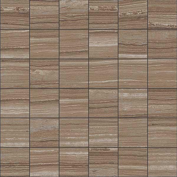 Matrix Taupe Blend 2x2 Square Honed Porcelain  Mosaic
