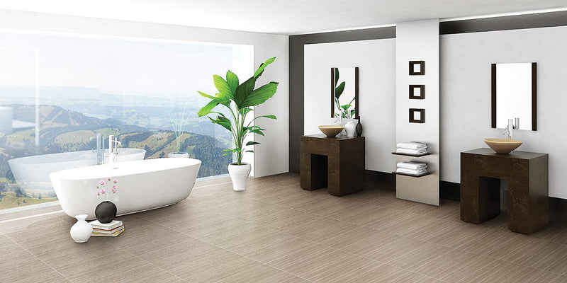 Matrix Taupe Blend Honed 18x36 Porcelain  Tile