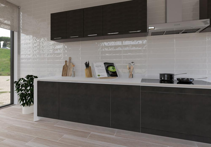 Maui Blanco Glossy 4.3x21.2 Ceramic  Tile