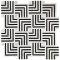 Maze Dark Polished Natural Stone  Mosaic