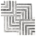 Maze Light Polished Natural Stone  Mosaic