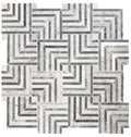 Maze Light Polished Natural Stone  Mosaic