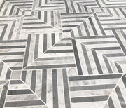 Maze Light Polished Natural Stone  Mosaic