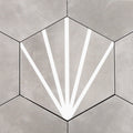 Meraki Gris Even 8x9 Porcelain  Tile