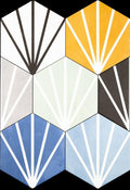 Meraki Gris Even 8x9 Porcelain  Tile