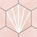 Meraki Rosa Even 8x9 Porcelain  Tile