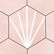 Meraki Rosa Even 8x9 Porcelain  Tile