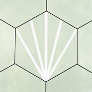 Meraki Verde Even 8x9 Porcelain  Tile