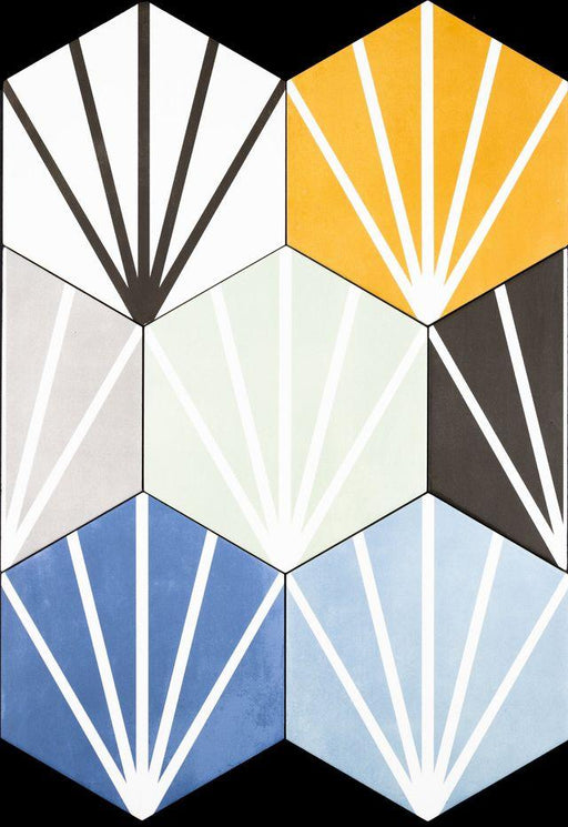 Meraki Verde Even 8x9 Porcelain  Tile