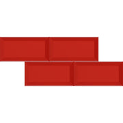 Metro Red 4x8 Ceramic  Tile