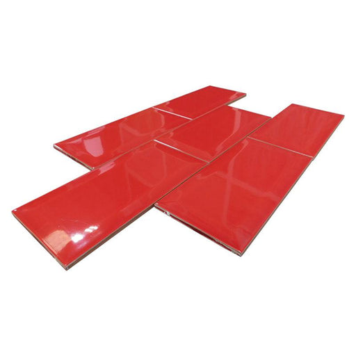 Metro Red 4x8 Ceramic  Tile