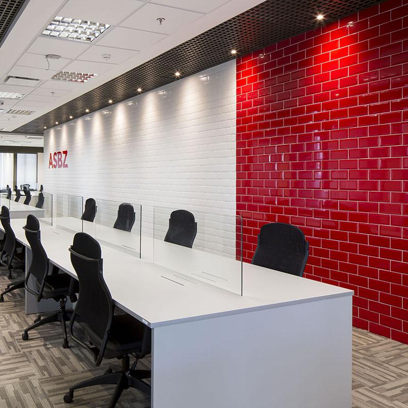 Metro Red 4x8 Ceramic  Tile