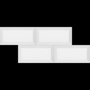 Metro White 4x8 Ceramic  Tile