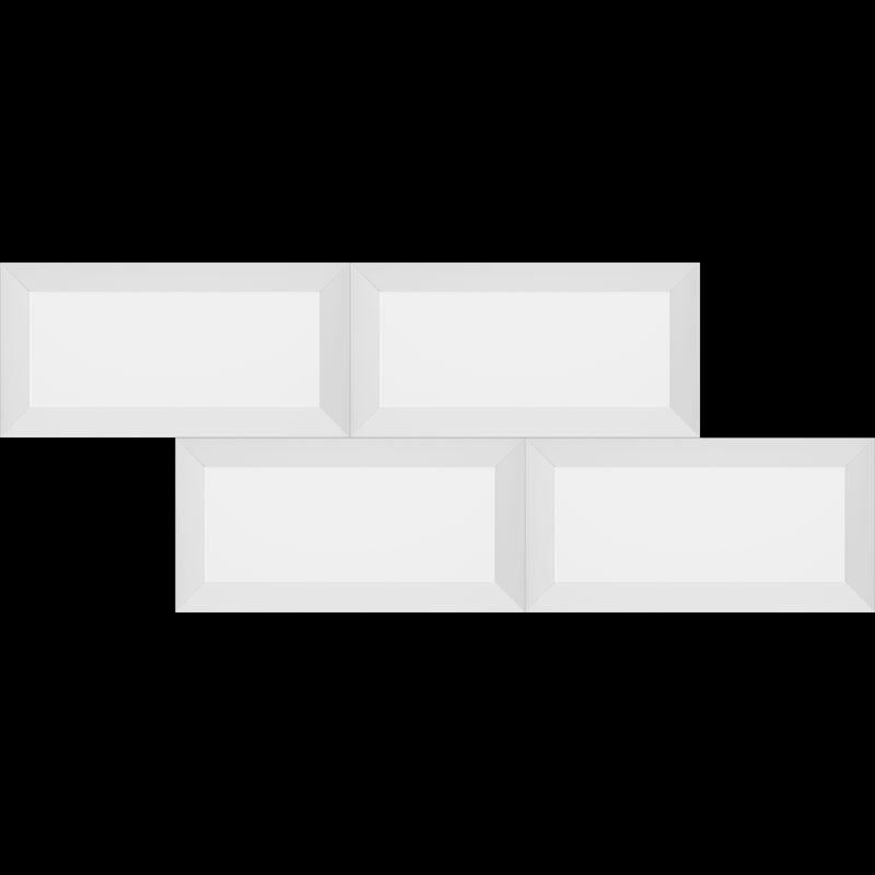 Metro White 4x8 Ceramic  Tile