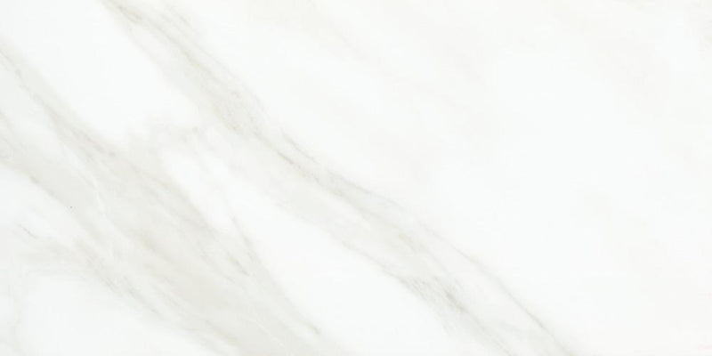 Mirasol Bianco Carrara Glossy 3x10 Ceramic Bullnose