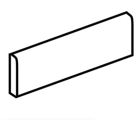 Mirasol Bianco Carrara Glossy 3x12 Ceramic Bullnose