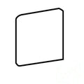 Mirasol Bianco Carrara Glossy 3x3 Ceramic Bullnose Outcorner