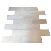 Mocha Cream Limestone Tile 8x24 Brushed