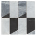 Modni Cool Blend Rectangle Honed Marble  Mosaic
