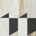 Modni Warm Blend Rectangle Honed Marble  Mosaic