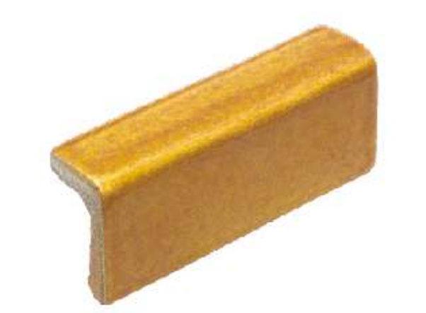 Monte Carlo Golden Yellow 2.5x5 Clay V Cap Square