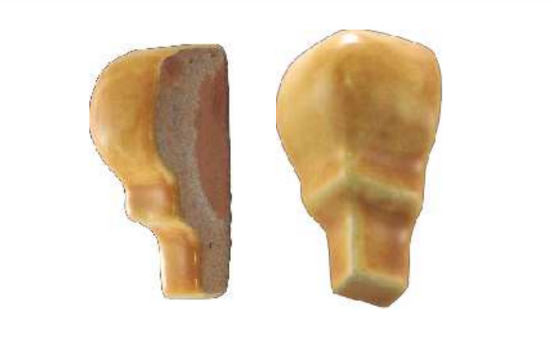 Monte Carlo Raspberry 2 Clay Cornice Molding Corner