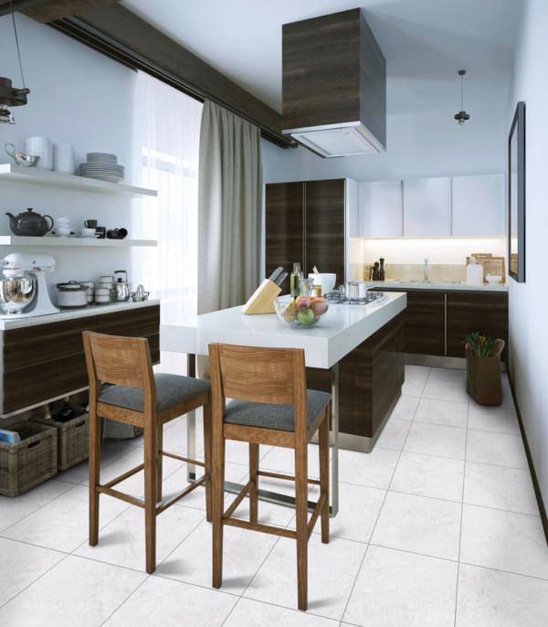 Monument White 17x17 Ceramic  Tile