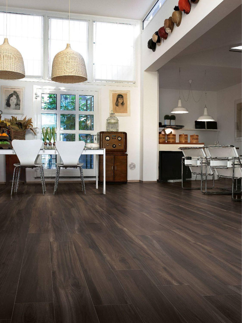 Mood Wood Brown Matte 8x48 Porcelain  Tile