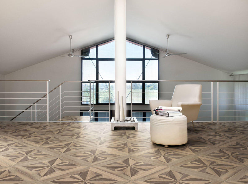 Mood Wood Deco 2 Honey Nut Matte 24x24 Porcelain  Tile