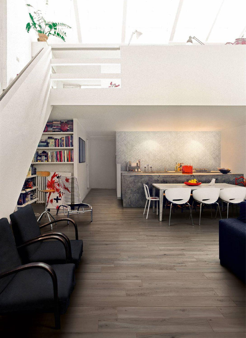 Mood Wood Nut Matte 8x48 Porcelain  Tile