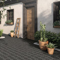 Moroccan Concrete Aziza Charcoal Matte 8x8 Porcelain  Tile