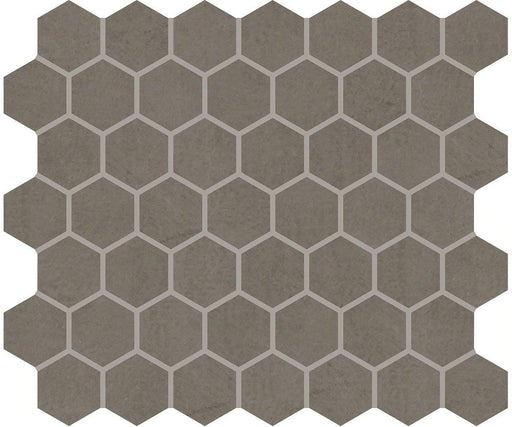 Moroccan Concrete Light Moss 1.5x1.5 Hexagon Matte Ceramic  Mosaic