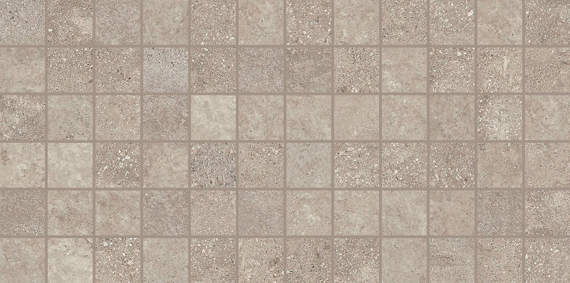 Museo Natural Grey 2x2 Square Matte Ceramic  Mosaic