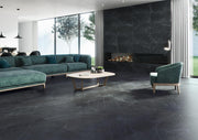 Mystery Black Matte 32x32 Porcelain  Tile