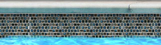 Nami Shoreline 1-1/8x1-1/8 Square Smooth, Lappato Porcelain  Mosaic