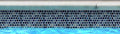 Nami Wave Crest 1-1/8x1-1/8 Square Smooth, Lappato Porcelain  Mosaic