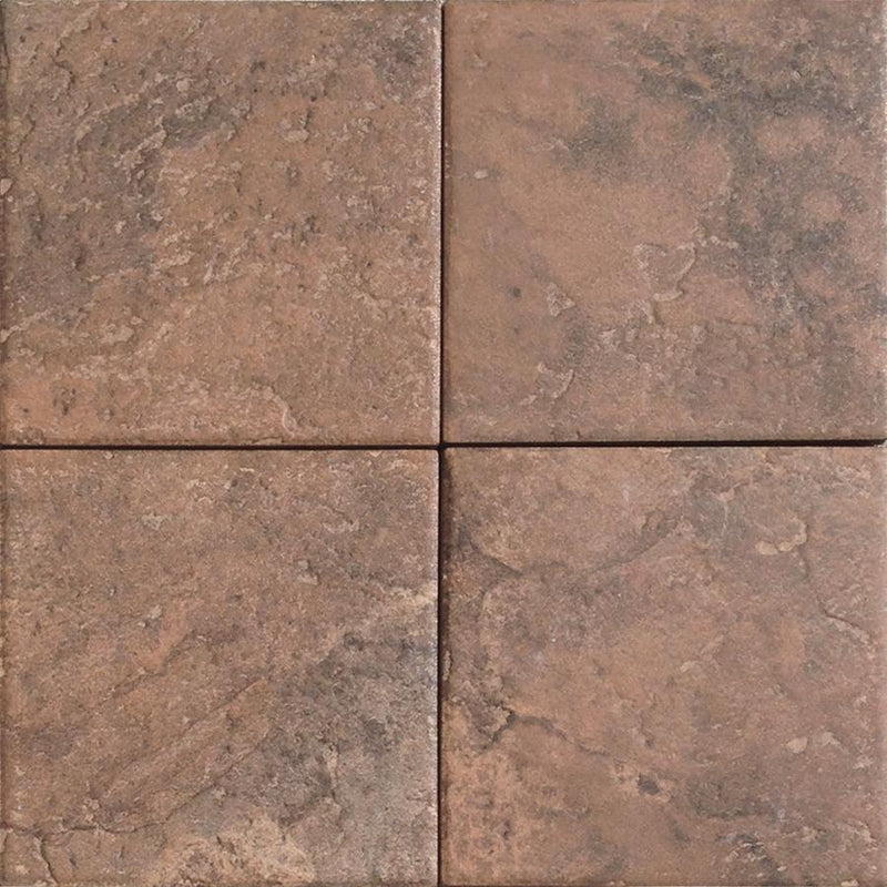 Nepal Waterline Rajared 6x6 Porcelain  Tile