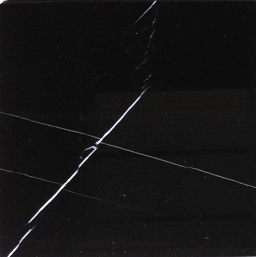 Nero Marquina Marble Tile 12x12 Honed