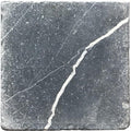 Nero Marquina Marble Tile 6x6 Tumbled