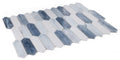 Newport Arrow Grey Picket  Glass  Mosaic