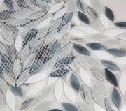 Newport Beach Leaf  Glass  Mosaic