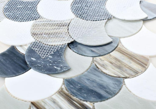 Newport Beach Scale  Glass  Mosaic