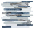 Newport Beach Stacked  Glass  Mosaic