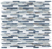 Newport Beach Stacked  Glass  Mosaic