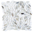 Newport Dawn Leaf  Glass  Mosaic