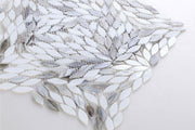 Newport Dawn Leaf  Glass  Mosaic